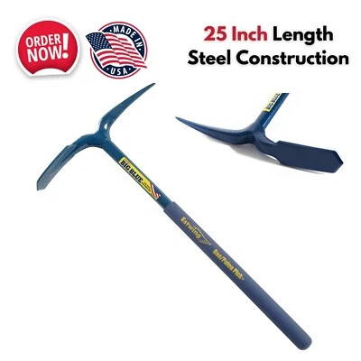 Herramienta de geología de selección de roca de acero de 25" prospector de caza fósil pico Rockhound Foto 1 de 4