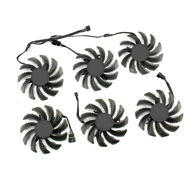 75mm T128010SU/PLD08010S12HH Cooling Fan For Gigabyte Graphics Video Card 4pin - Image 1 of 2