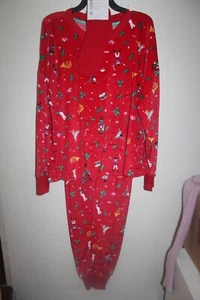 Joyspun Cascanueces Conjunto de 3 Piezas Pijama Mujer Talla Grande Rojo Pijama Calcetines Suave - Imagen 1 de 9