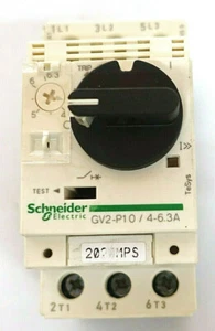 SCHNEIDER GV2-P10/4-6.3A MANUAL MOTOR STARTER RELAY (2B2) - Picture 1 of 4