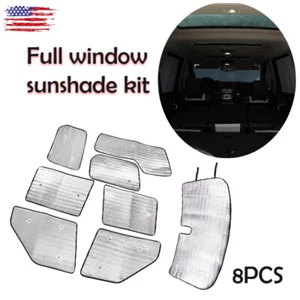 Fits For Land Rover Discovery 4 2010-2016 Full Window Sunshade UV Protection Kit - Picture 1 of 10