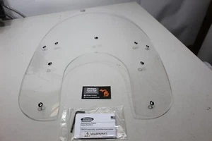 97-07 Harley Springer New 15" Clear Windshield Memphis Shades 23100136 - Picture 1 of 8