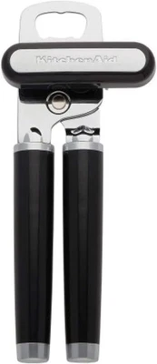 KitchenAid Abridor de Latas Multifunción y Abridor de Botellas Fácil de Usar, Maquinilla de Afeitar (Negro) Foto 1 de 4