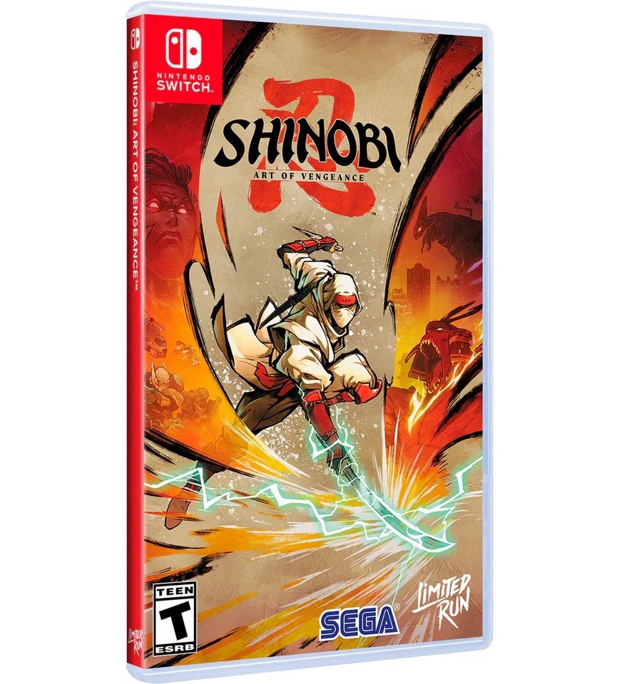 Shinobi Art Of Vengeance (CARTRIDGE VERSION) - Switch - Limited Run - NEU&OVP