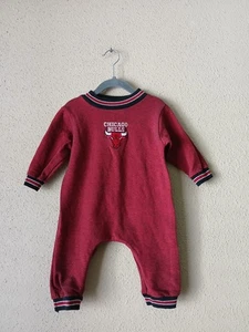 Chicago Bulls Romper Infant 18M Red Black NBA Basketball One Piece Bodysuit Kids - Picture 1 of 11