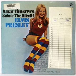 CHARTBUSTERS SALUTE THE HITS OF ELVIS PRESLEY BBC GRAMOPHONE LIBRARY  LP  (PYE) - Bild 1 von 5