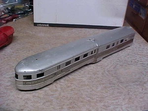 American Flyer O Scale Silver Tin Litho Streamliner 9900 Burlington Zephyr - Picture 1 of 8