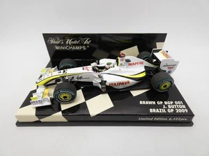 Brawn Gp Bgp 001 Jenson Button #22 Brazil Gp 2009 1/43 MINICHAMPS F1 Formula 1 - Picture 1 of 3