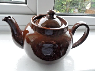 Vintage A L B brown betty  earthenware tea pot one and a half pints - Image 1 of 3
