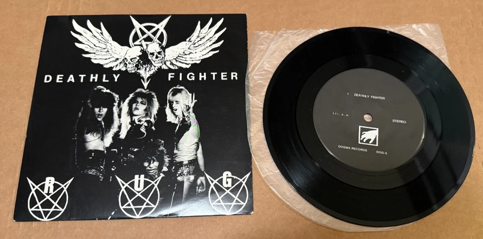 Randy Uchida Group - Deathly Fighter 7" G.I.S.M Death Side Lip Cream rare punk - Image 1 of 1