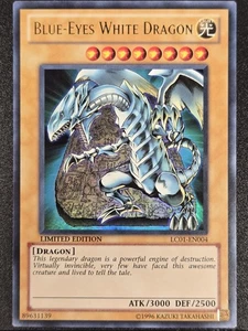 Blue-Eyes White Dragon LC01-EN004 Yu-Gi-Oh Legendary Collection 1 Limited... - Picture 1 of 7