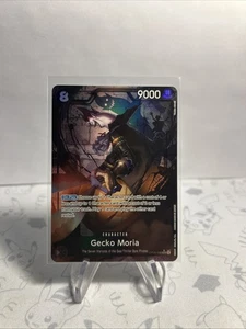 GECKO MORIA - One Piece TCG OP06-086 - ALT ART Super Rare AA SR - Wings - Picture 1 of 4