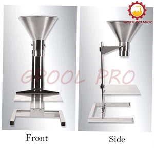 Manual Filling Machine Stainless Steel Large Diameter Feeding Funnel NEW - Picture 1 of 19