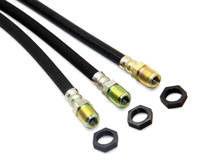 Juego de manguera de freno delantera trasera Morris Commercial FV FVO LC3 LC4 LC5 LD1 LD2 X3 1948+ Foto 1 de 3