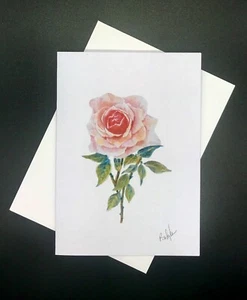 Rose#3, Blank Greeting Cards w/envelopes,  Notecards, Original Art - Picture 1 of 8