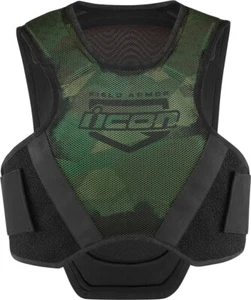 ICON Field Armor Softcore Vest XL/2XL Black/Green 2702-0279 - Picture 1 of 2