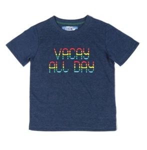 Kapital K Baby und Kleinkind Junge Urlaub den ganzen Tag T-Shirt Größe 12M Capriblau Kktp23105 - Bild 1 von 3