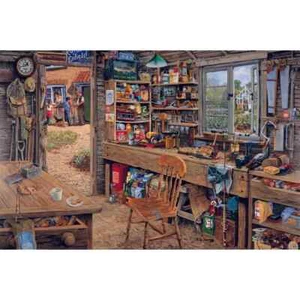 House Of Puzzles 1000 Piece Jigsaw - Dad's Shed - Picture 1 of 1
