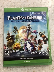 PLANTS VS ZOMBIES BATALLA POR VECINOVILLE XBOX ONE S X-BOX 1 JUEGO Y FUNDA - Imagen 1 de 2