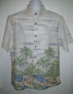 Camisa Hawaiana Island Republic Talla Grande (Algodón) Foto 1 de 4