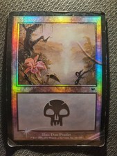 Swamp 341 FOIL Onslaught HEAVY PLAY MTG Magic DNA GAMES