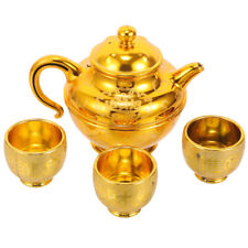  Tea Set Gifts Plastic Pots Cups Buddhist Worship Tibetan Offering Bowl