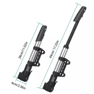 Mini Cycling Bicycle Bike Air Pump 120PSI Ball Basketball Tire Inflator w/ Mount - Picture 1 of 5