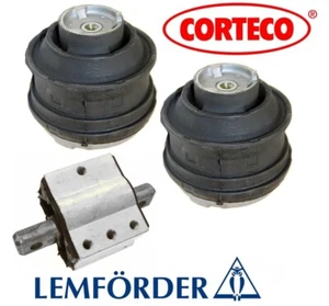 Engine Motor Mount Hydraulic Set + Transmission Mount 3pc OEM Corteco Mercedes - Picture 1 of 1