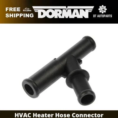 For 1996-1999 GMC K2500 Suburban Dorman HVAC Heater Hose Connector 1997 1998 - Image 1 of 4