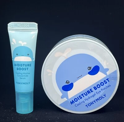 TonyMoly 60 Moisture Boost Hydrogel Eye Patches Cooling Marine Concentrate Serum - Image 1 of 4
