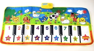 Sanmersen Piano Mat Kids Keyboard Play w/ 8 Instrument Animal Sounds Record - Picture 1 of 7