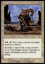 1x Trap Digger Scourge MtG Magic White Rare 1 x1 Card Cards