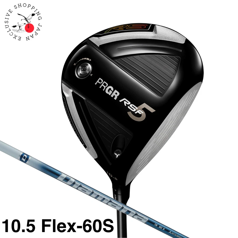 PRGR RS 5 F Driver 1 Wood 10.5° Diamana TB 60 S Flex Graphite Shaft New Men JP - Image 1 of 4
