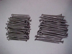 Qty 100 pcs #10 x 4" Ext Deck Screws | Square Drive | Bugle Head | Brown Ruspert - Picture 1 of 3