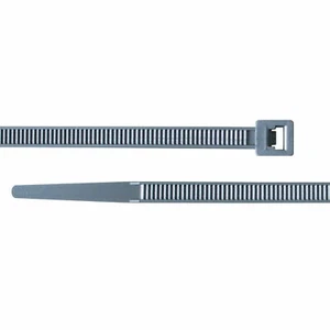 Silver Cable Ties Wheel Trim Cover Grey 370mm x 4.8mm Zip Tie Wraps Pack of 25 - Picture 1 of 1