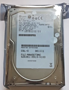 73 GB Fujitsu MAW3073NC 10K RPM Ultra 320 SCSI 80pin 8MB HDD 3.5" Festplatte Neu - Afbeelding 1 van 1