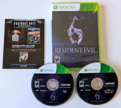 Resident Evil 6  2012 Microsoft Xbox 360 CIB complete Game tested & working - Image 1 of 4