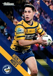 2021 PARRAMATTA EELS NRL Card MITCHELL MOSES Traders - Picture 1 of 2