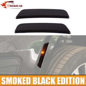 Smoked Black Wheel Eyebrow Light Lamp Cover For Jeep Grand Cherokee /Durango 24+ - Imagen 1 de 8