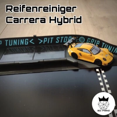 MARKENLOS Reifenreiniger/Boxengasse (3D Prinz) passend für Carrera Hybrid 1:50 | Zubehör