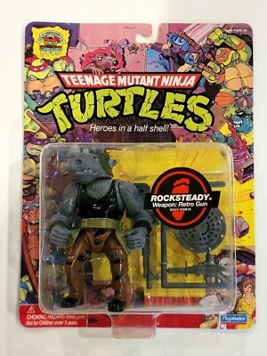 TMNT Teenage Mutant Ninja Turtles 25th Anniversary Rocksteady New 2009 - Image 1 of 4