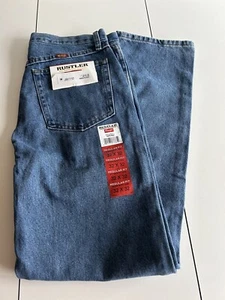Jeans uomo blu denim Rustler taglia 32x32 - Foto 1 di 4