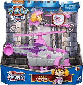 PAW PATROL RESCATE CABALLEROS DE LUJO VEHÍCULO SKYE HELICÓPTERO NUEVO EN CAJA NICKELODEON - Imagen 1 de 3
