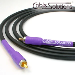 Signature Series 77 Custom Coaxial Digital Audio Interconnect Cable 1m Free Ship - Picture 1 of 1