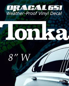 🚜 TONKA Weatherproof Vinyl Decal - Bild 1 von 1
