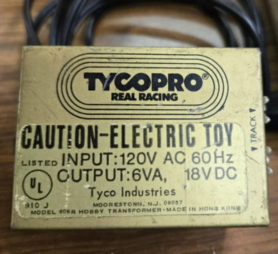 TYCO Pro Electric Racing System Transformer Model No. 608 - Image 1 of 4