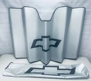 Protector de ventana con logotipo de Chevy Chevrolet cubierta dura parasol con cubierta - Imagen 1 de 9