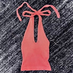 525 AMERICA || Multi-Wear Neckholder Top in rosa Beere - Gr. XS 🙂 NEU MIT ETIKETT 🙂 - Bild 1 von 7