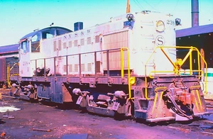 DIAPOSITIVA ORIGINAL EKTACHROME NYSW ALCO RS-1 #238 LITTLE FERRY, NJ MARZO 1982 - Imagen 1 de 1
