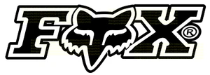 Fox Sticker 120mm length | toolbox, car window, laptop Set of 2 - Picture 1 of 2